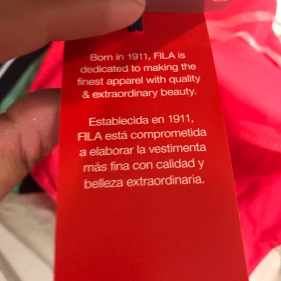 Fila multicolor performance halter top. Size M. NWT - Picture 11 of 11